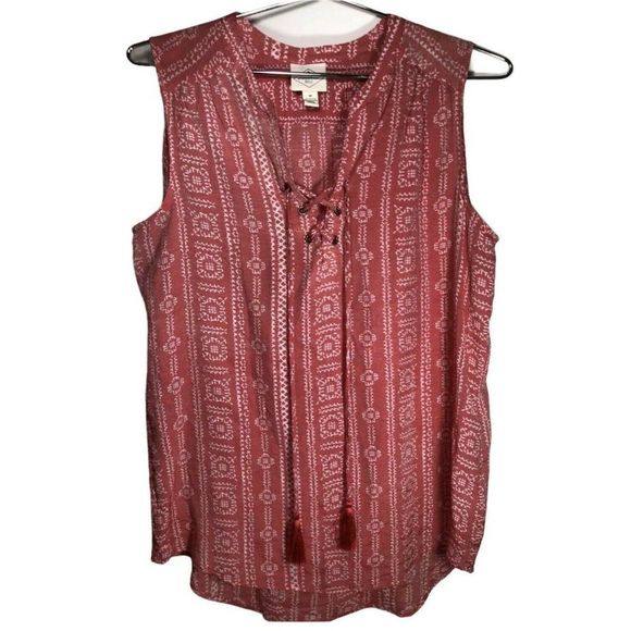 Saint John's Bay Active Tops St Johns Bay Womens Top Tank Blouse Pink Poshmark